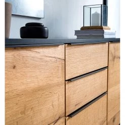 Red Living Buffet Barview I - Placage en chêne - Chêne / Anthracite -Luxe Intérieur Magasin 1000218372 210527 08075200005 MOOD DETAILS P000000001000218372 mood