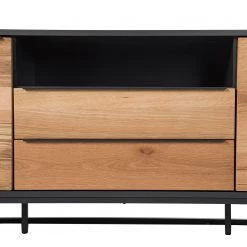 Red Living Buffet Barview II - Placage en chêne - Chêne / Anthracite -Luxe Intérieur Magasin 1000218373 210303 09075900009 DETAILS P000000001000218373