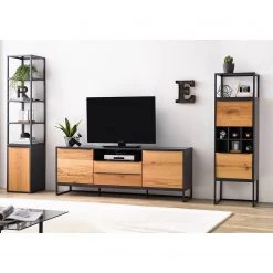 Red Living Buffet Barview II - Placage en chêne - Chêne / Anthracite -Luxe Intérieur Magasin 1000218373 210413 12582200027 MOOD DETAILS P000000001000218373 mood