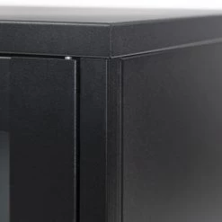 Ars manufacti Buffet Kayys - Verre / Métal - Noir -Luxe Intérieur Magasin 1000219025 210330 15113200029 DETAILS P000000001000219025