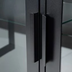 Ars manufacti Buffet Kayys - Verre / Métal - Noir -Luxe Intérieur Magasin 1000219025 210330 15113400030 DETAILS P000000001000219025