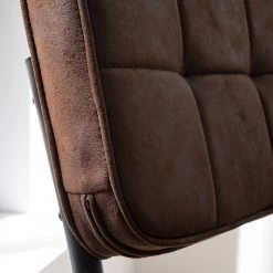 Ars manufacti Chaises cantilever Dalcross (lot de 2) - Microfibre / Métal - Marron -Luxe Intérieur Magasin 1000219292 210223 14200900003 DETAILS P000000001000219292