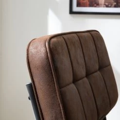 Ars manufacti Chaises cantilever Dalcross (lot de 2) - Microfibre / Métal - Marron -Luxe Intérieur Magasin 1000219292 210223 14200900007 DETAILS P000000001000219292