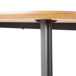 Ars manufacti Table Broomley - Métal - Imitation chêne / Noir mat -Luxe Intérieur Magasin 1000219294 210302 16571700007 DETAILS P000000001000219294