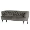 Red Living Banquette Burdett - Gris - Largeur : 190 cm - Noir