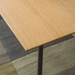 Studio Copenhagen Table Danica - Placage en bois véritable - Gris foncé mat / Frêne -Luxe Intérieur Magasin 1000220427 201113 13030100006 DETAILS P000000001000220427