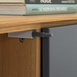 Studio Copenhagen Buffet Danica - Placage en bois véritable - Gris foncé mat / Frêne -Luxe Intérieur Magasin 1000220479 201113 13035400055 DETAILS P000000001000220479