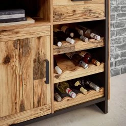 Ridgevalley Vitrine Priay I - Avec éclairage - Imitation mélèze / Graphite -Luxe Intérieur Magasin 1000220677 200819 06353400068 DETAILS P000000001000220677