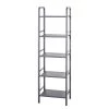 Loftscape Étagère Rumford - Métal - Gris - Hauteur : 137 cm