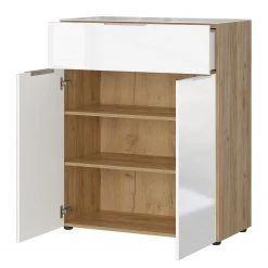 Germania Commode Oakland II - Blanc / Imitation chêne de Navarre -Luxe Intérieur Magasin 1000223280 200826 06234800030 DETAILS P000000001000223280