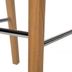 Ars Natura Chaises de bar Tunley (lot de 2) - Imitation cuir / Frêne massif - Beige -Luxe Intérieur Magasin 1000223458 210416 08480600005 DETAILS P000000001000223458