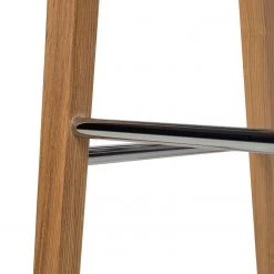 Ars Natura Chaises de bar Tunley (lot de 2) - Imitation cuir / Frêne massif - Beige -Luxe Intérieur Magasin 1000223458 210416 08480600009 DETAILS P000000001000223458