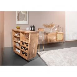 Ars manufacti Commode Bowdon - Cannage / Acacia massif / Acacia / Doré -Luxe Intérieur Magasin 1000223480 201002 06243700022 MOOD DETAILS P000000001000223480 mood