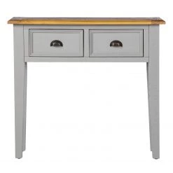 Maison Belfort Console Lavalle - Partiellement en pin massif - Pin / Gris clair -Luxe Intérieur Magasin 1000224193 210625 12141000012 DETAILS P000000001000224193