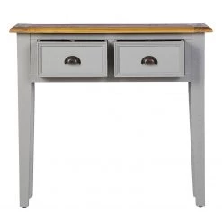 Maison Belfort Console Lavalle - Partiellement en pin massif - Pin / Gris clair -Luxe Intérieur Magasin 1000224193 210625 12141000014 DETAILS P000000001000224193