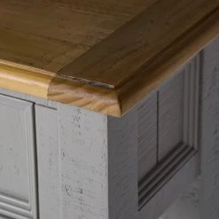 Maison Belfort Console Lavalle - Partiellement en pin massif - Pin / Gris clair -Luxe Intérieur Magasin 1000224193 210625 12141000016 DETAILS P000000001000224193