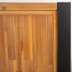 Ars manufacti Buffet Urban Industry I - Partiellement en acacia massif / Métal - Acacia / Noir -Luxe Intérieur Magasin 1000224201 210908 15541900011 DETAILS P000000001000224201