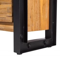 Ars manufacti Buffet haut Urban Industry I - Partiellement en acacia massif / Métal - Acacia / Noir -Luxe Intérieur Magasin 1000224212 220729 080 DETAILS P000000001000224212