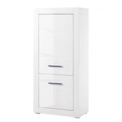 Loftscape Buffet haut Bricktown IV - Blanc brillant / Blanc mat