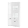Loftscape Vitrine Bricktown I - Blanc brillant / Blanc mat