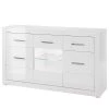 Loftscape Buffet Bricktown I - Blanc brillant / Blanc mat