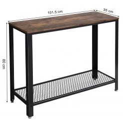 Red Living Console Morristown I - Marron / Noir -Luxe Intérieur Magasin 1000225791 200914 06113300008 SKETCH DETAILS P000000001000225791 sketch