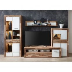 Loftscape Tablette murale Waverly - Blanc / Imitation chêne -Luxe Intérieur Magasin 1000225872 200923 13364000031 MOOD DETAILS P000000001000225872 mood