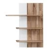 Loftscape Étagère murale Waverly - Blanc / Imitation chêne