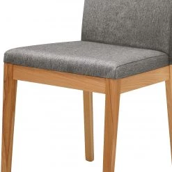 Schösswender Chaises capitonnées Roberto II(lot de 2) - Microfibre / Duramen de hêtre massif - Gris / Duramen de hêtre -Luxe Intérieur Magasin 1000225949 200923 06234800020 DETAILS P000000001000225949