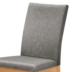 Schösswender Chaises capitonnées Roberto II(lot de 2) - Microfibre / Duramen de hêtre massif - Gris / Duramen de hêtre -Luxe Intérieur Magasin 1000225949 200923 06234900021 DETAILS P000000001000225949