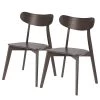 Norrwood Chaises Sakyla (lot de 2) - Frêne foncé