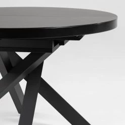 Jack & Alice Table extensible Vouzon - Verre noir -Luxe Intérieur Magasin 1000226020 200917 06393300296 DETAILS P000000001000226020