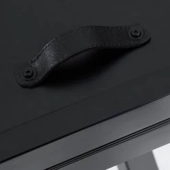 Jack & Alice Table extensible Vouzon - Verre noir -Luxe Intérieur Magasin 1000226020 200917 06393600298 DETAILS P000000001000226020