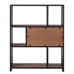 Ars manufacti Étagère Moboki - Manguier massif / Métal - Manguier foncé / Noir -Luxe Intérieur Magasin 1000226166 210430 12501800005 DETAILS P000000001000226166