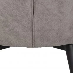 Loftscape Chaises à accoudoirs Trappe (lot de 2) - Microfibre / Acier - Gris fumé -Luxe Intérieur Magasin 1000228924 201104 15385600086 DETAILS P000000001000228924