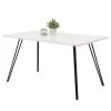 Loftscape Table Villabe - Blanc brillant / Noir