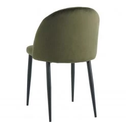Jack & Alice Chaises capitonnées Jacklin IV (2 élém.) - Velours / Fer - Vert olive -Luxe Intérieur Magasin 1000230152 210708 14552700060 DETAILS P000000001000230152