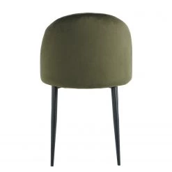 Jack & Alice Chaises capitonnées Jacklin IV (2 élém.) - Velours / Fer - Vert olive -Luxe Intérieur Magasin 1000230152 210708 14552700061 DETAILS P000000001000230152