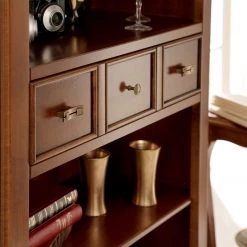 Ridgevalley Étagère Brieux II - Placage en bois véritable - Tulipier ancien -Luxe Intérieur Magasin 1000230623 201113 12540600090 DETAILS P000000001000230623