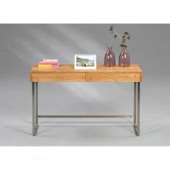 Naturoo Console Sillery - Chêne sauvage massif / Métal - Chêne sauvage / Argenté -Luxe Intérieur Magasin 1000231167 201118 12511600023 MOOD DETAILS P000000001000231167 mood