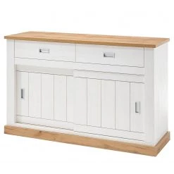 Ridgevalley Buffet Ollezy I - Imitation pin blanc / Imitation chêne artisan