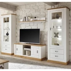 Ridgevalley Vitrine Ollezy - Imitation pin blanc / Imitation chêne artisan -Luxe Intérieur Magasin 1000231957 201204 06225700049 MOOD DETAILS P000000001000231957 mood