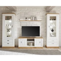 Ridgevalley Vitrine Ollezy - Imitation pin blanc / Imitation chêne artisan -Luxe Intérieur Magasin 1000231957 201204 06225800050 MOOD DETAILS P000000001000231957 mood