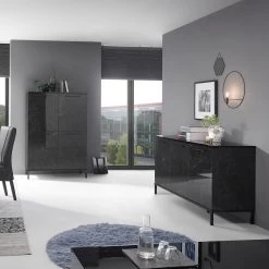 LC Spa Buffet Mango - Imitation marbre noir - Largeur : 156 cm -Luxe Intérieur Magasin 1000235361 201208 10442300008 MOOD DETAILS P000000001000235361 mood