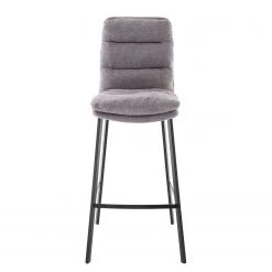 Mørteens Chaise de bar Tillac - Tissu / Acier - Gris chiné / Noir -Luxe Intérieur Magasin 1000235382 210818 08500300002 DETAILS P000000001000235382