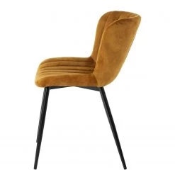 Jack & Alice Chaises Pavilly (Lot de 2) - Jaune doré -Luxe Intérieur Magasin 1000235394 210818 08500500068 DETAILS P000000001000235394