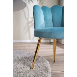 Jack & Alice Chaise à accoudoirs Rivolet - Bleu clair -Luxe Intérieur Magasin 1000235398 220517 030 DETAILS P000000001000235398