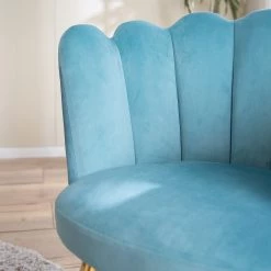 Jack & Alice Chaise à accoudoirs Rivolet - Bleu clair -Luxe Intérieur Magasin 1000235398 220517 040 DETAILS P000000001000235398