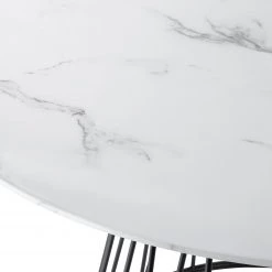 Jack & Alice Table Machy - Imitation marbre blanc / Noir -Luxe Intérieur Magasin 1000235401 210818 08500600124 DETAILS P000000001000235401