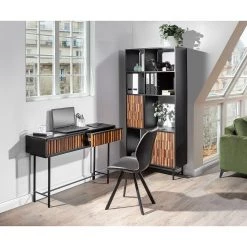 Red Living Console Sanvic - Sheesham / Acacia massif - Sheesham / Anthracite -Luxe Intérieur Magasin 1000240817 210812 13315600010 MOOD DETAILS P000000001000240817 mood